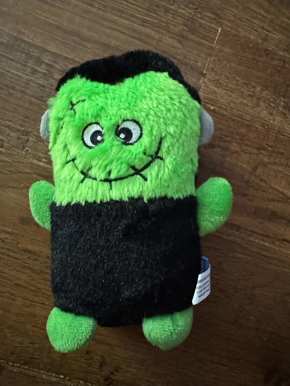 Frankenstein Dog Toy L dog toy woof pack like Bark Box plush squeaky toy